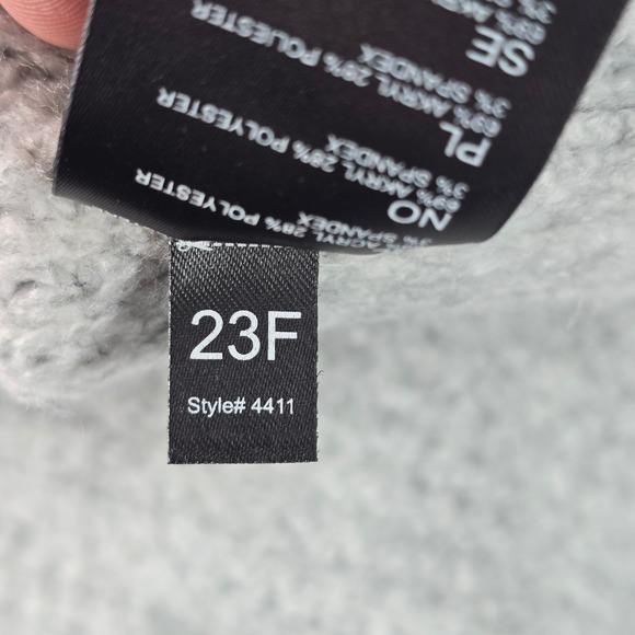 Kuhl Womens Gray Waffle Knit Turtleneck Sweater High Low Hem 4411 XL - Picture 7 of 8